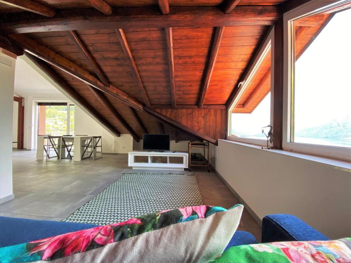 Apartamento La Rondinella - Loft With Fantastic View On Lake Como Argegno Exterior foto